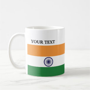インドの旗 コーヒーマグカップ