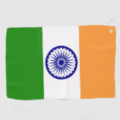 インドの旗 ゴルフタオル (横)