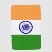 インドの旗 ゴルフタオル (正面)