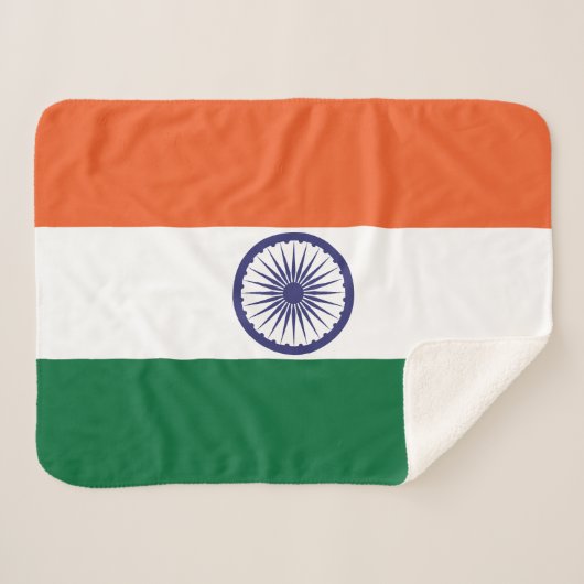 インドの旗 シェルパブランケット (正面(横))