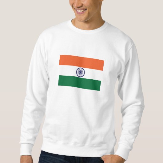 インドの旗 スウェットシャツ (正面)