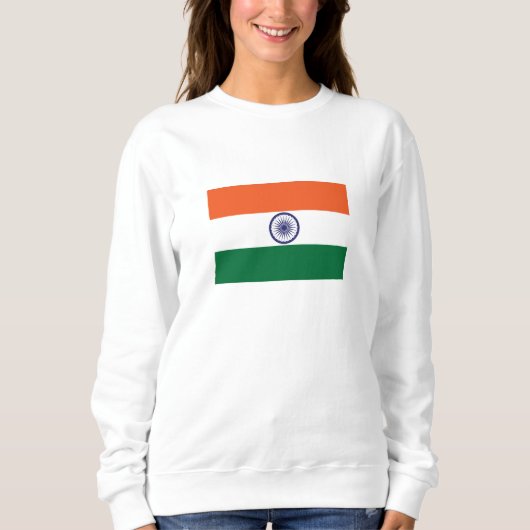インドの旗 スウェットシャツ (正面)
