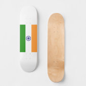 インドの旗 スケートボード (正面)
