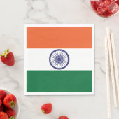 インドの旗 スタンダードランチョンナプキン (インサイチュ)