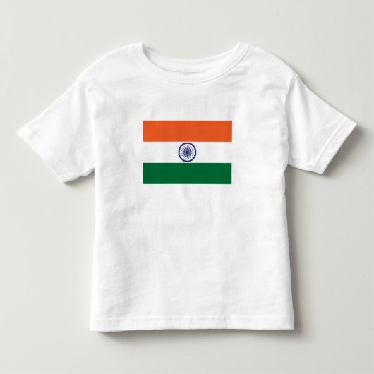 インドの旗 トドラーTシャツ (正面)
