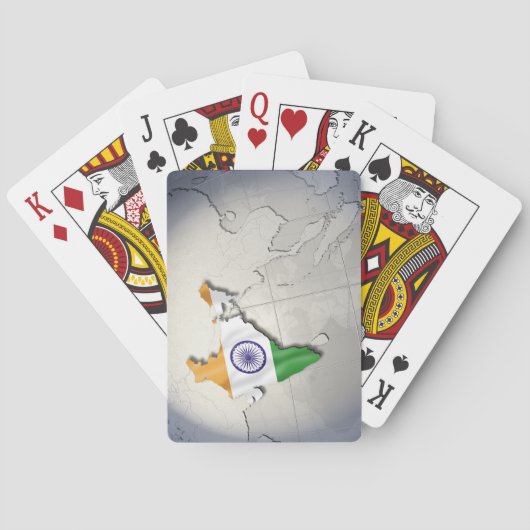 インドの旗 トランプ (裏面)
