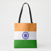 インドの旗 トートバッグ (正面)