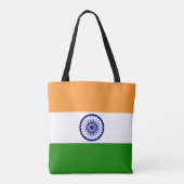 インドの旗 トートバッグ (裏面)