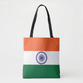 インドの旗 トートバッグ (正面)