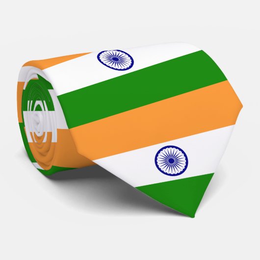 インドの旗 ネクタイ (ロール)