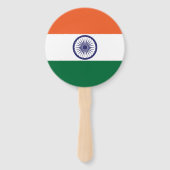 インドの旗 ハンドファン (裏面)