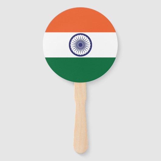 インドの旗 ハンドファン (正面)