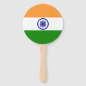 インドの旗 ハンドファン (裏面)