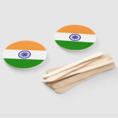 インドの旗 ハンドファン (組立なし)