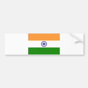 インドの旗 バンパーステッカー
