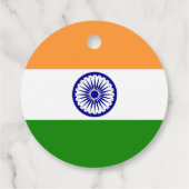 インドの旗 フェイバータグ (裏面)
