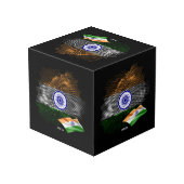 インドの旗 フォトキューブ (裏面アングル)