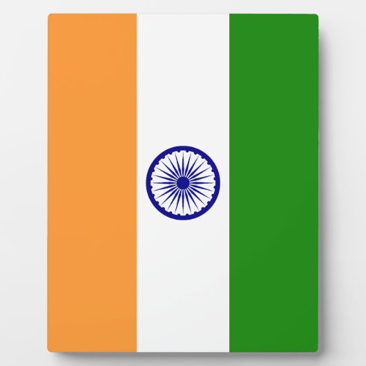 インドの旗 フォトプラーク (正面)