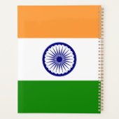 インドの旗 プランナー手帳 (裏面)