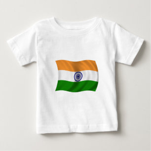 インドの旗 ベビーTシャツ