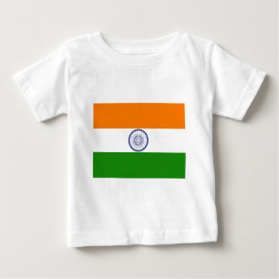 インドの旗 ベビーTシャツ
