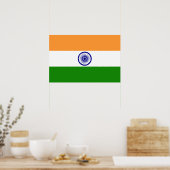 インドの旗 ポスター (キッチン)