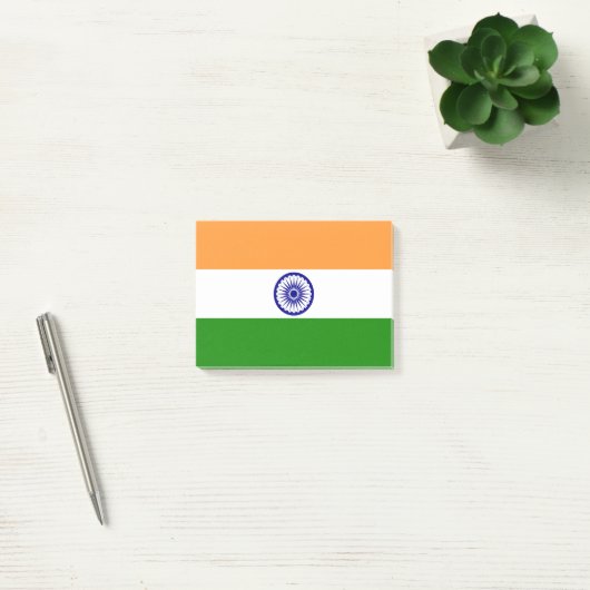 インドの旗 ポストイット (オフィス)