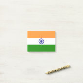 インドの旗 ポストイット (デスク上)