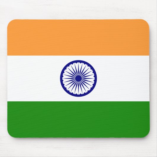 インドの旗 マウスパッド (正面)