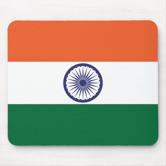 インドの旗 マウスパッド (正面)