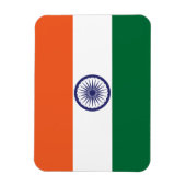 インドの旗 マグネット (縦)