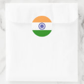 インドの旗 ラウンドシール (バッグ)