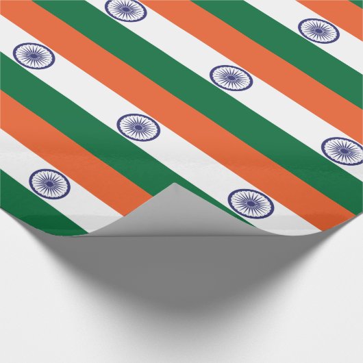 インドの旗 ラッピングペーパー (角)
