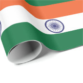 インドの旗 ラッピングペーパー (ロールコーナー)