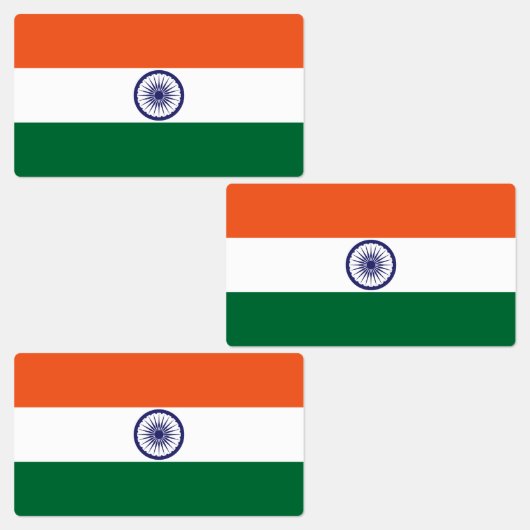 インドの旗 ラベル (グループ)