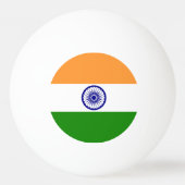 インドの旗 卓球ボール (裏面)