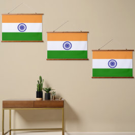 インドの旗 吊り下げ型タペストリー