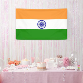 インドの旗 横断幕