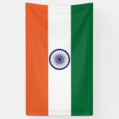 インドの旗 横断幕 (縦)
