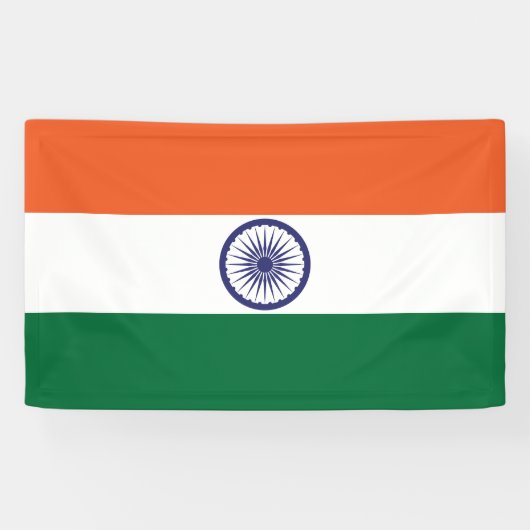 インドの旗 横断幕 (横)