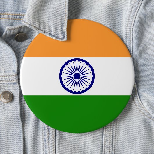 インドの旗 缶バッジ (インサイチュ)
