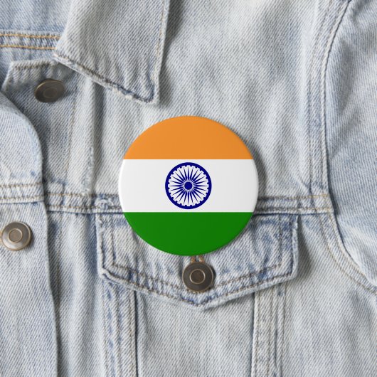 インドの旗 缶バッジ (インサイチュ)
