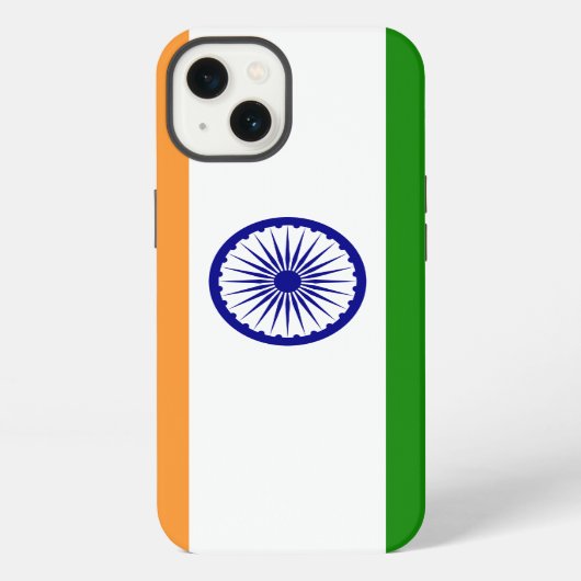 インドの旗 iPhoneケース (裏面)
