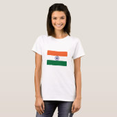 インドの旗 Tシャツ (正面フル)