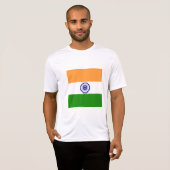インドの旗 Tシャツ (正面フル)