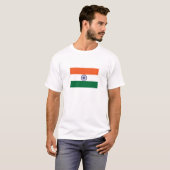 インドの旗 Tシャツ (正面フル)
