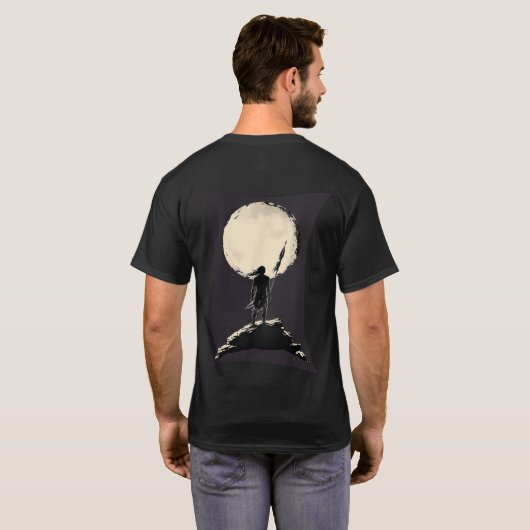 インドの月 Tシャツ (裏面フル)