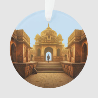 インドの未来的な大都市を垣間見る オーナメント