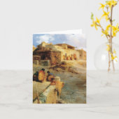 インドの村落ラグナニューメキシコ- 1906年 カード (黄色い花)