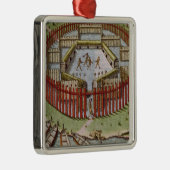 インドの村 メタルオーナメント (右)